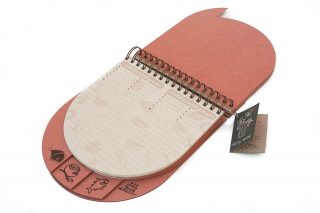 Cuaderno de recetas -Life & Sun- tapa dura, con anillas y colgador de pared - Imagen 3