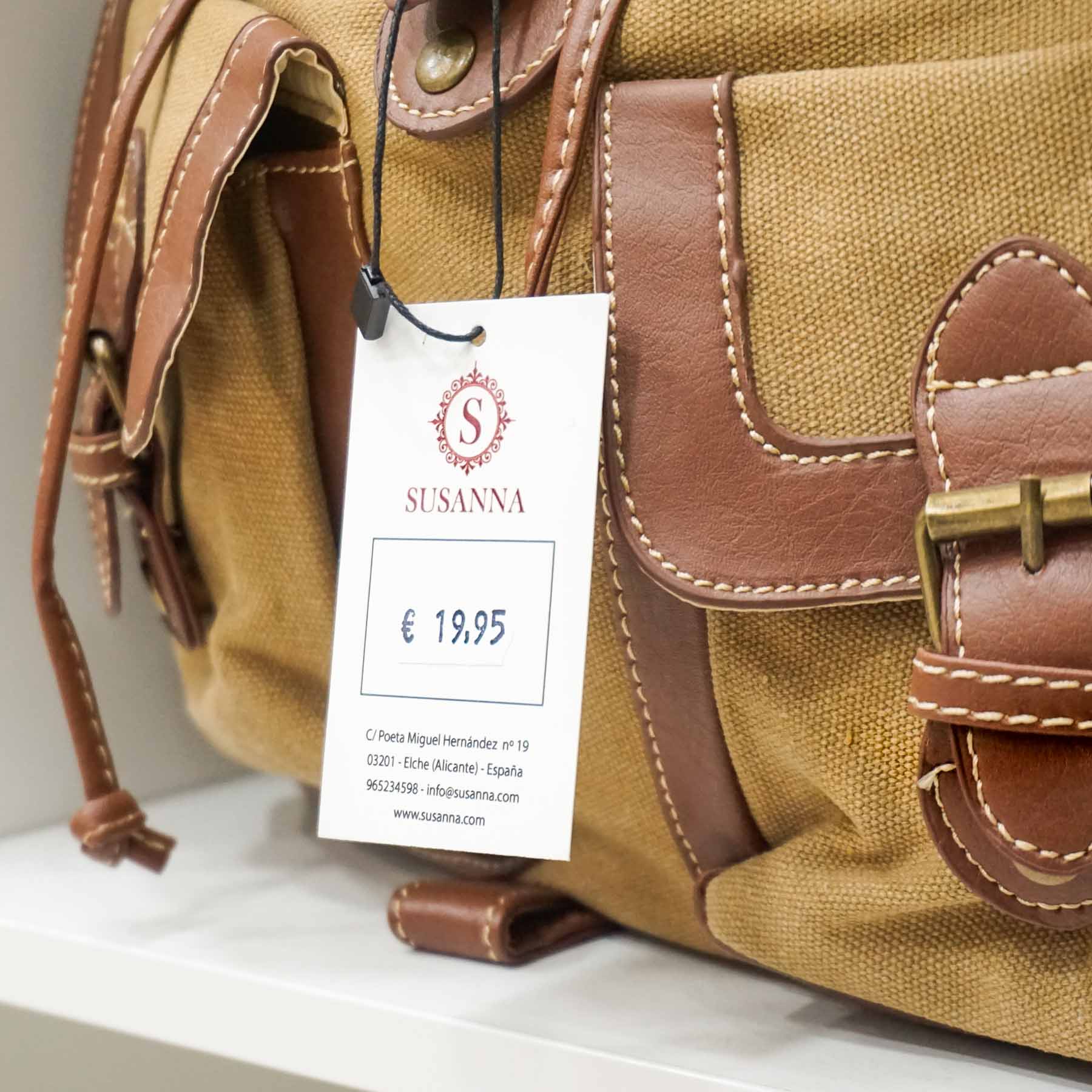 Etiquetas ropa personalizadas blancas 85x55 mm - Imagen 4