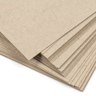 Cartón reciclado A4 400 g/m², beig kraft claro, para manualidades, tarjetas, maquetas, marcos fotos – Pack 30 hojas - Imagen 5