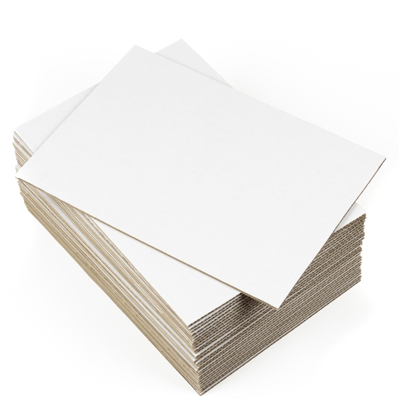 Cartón Corrugado A4 blanco, Laminas de cartón ondulado rígido 4 mm – 20 ...