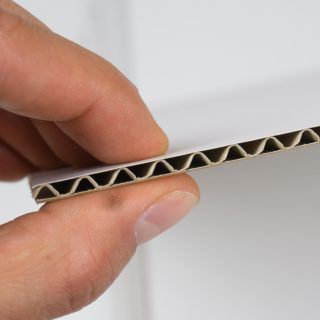 Cartón Corrugado A5 blanco, Laminas de cartón ondulado rígido 4 mm – 30 planchas - Imagen 4