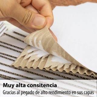 Cartón Corrugado A5 blanco, Laminas de cartón ondulado rígido 4 mm – 30 planchas - Imagen 3