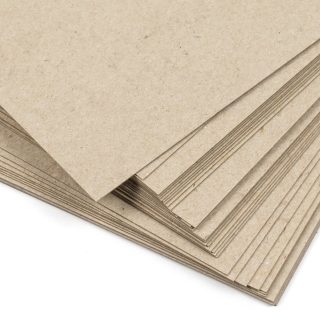 Cartón reciclado A3 400 g/m², beig kraft claro, para manualidades, tarjetas, maquetas, marcos fotos – Pack 20 hojas - Imagen 4