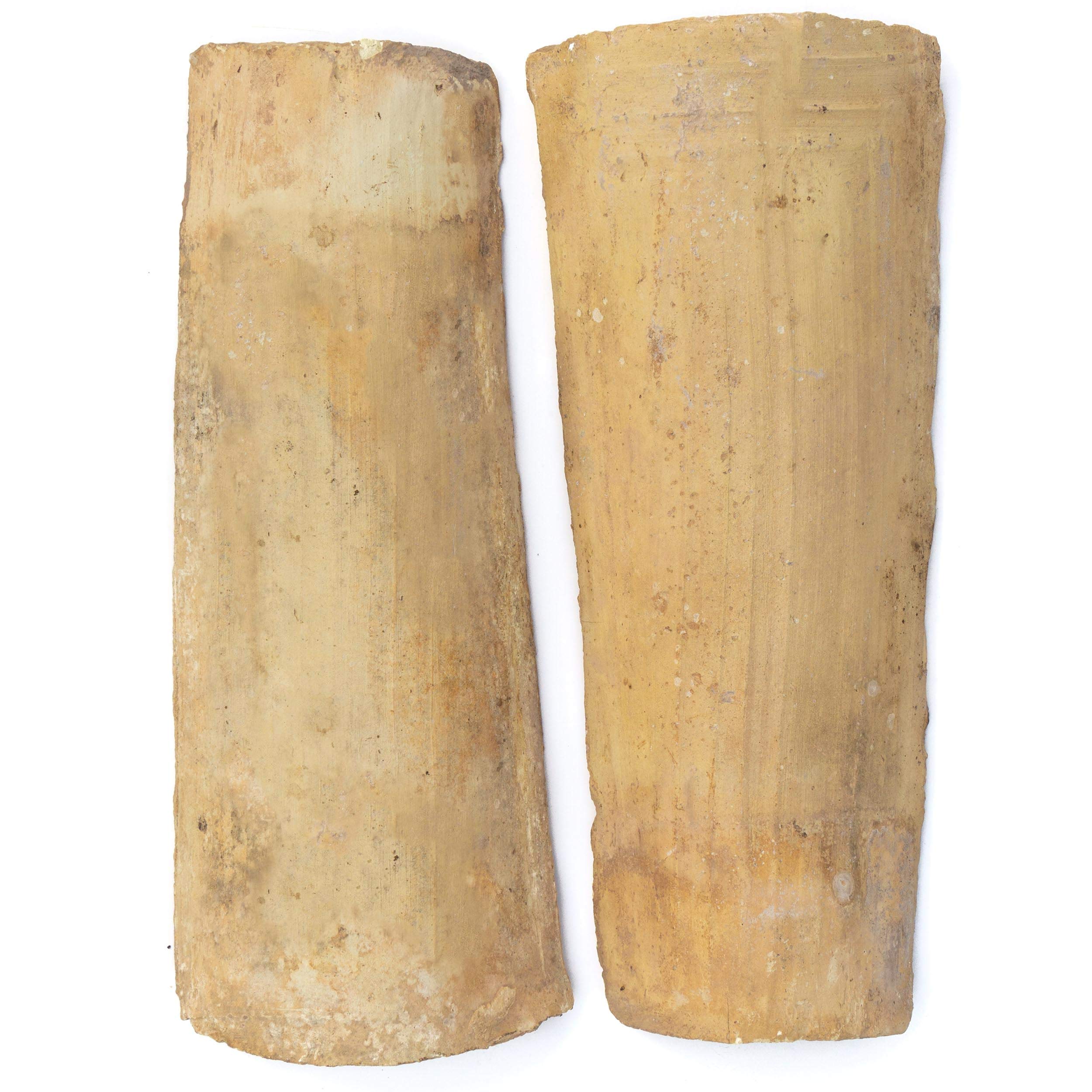 2x Tejas Tejado de barro curvas estilo árabe antiguas, para Decorar Paredes, Pintar, calçots, Estilo rústico vintage. - Imagen 6